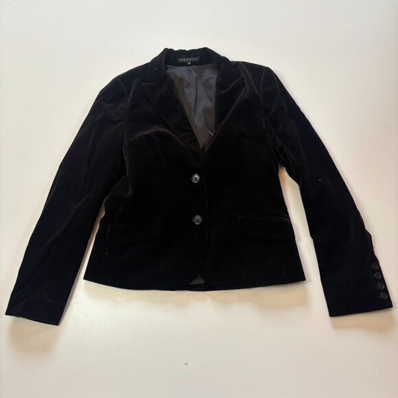 Vintage Theory Chestnut Black Jacket Blazer Winter Holiday Classic - Picture 1 of 7